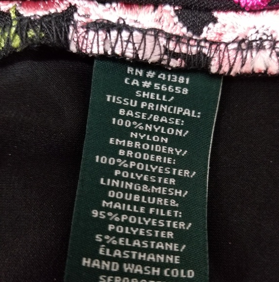 Lauren Ralph Lauren Floral embroidered Black/Multi - Picture 5 of 7